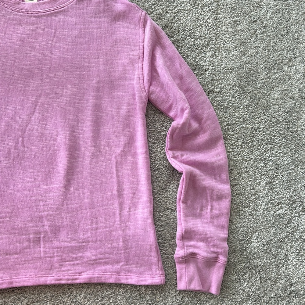 J Crew Crewcuts Cotton Blend Terry Crewneck Sweatshirt - Picture 3 of 6